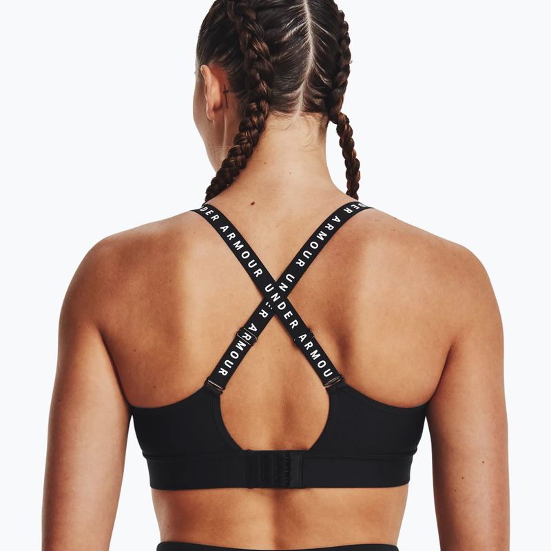 Бюстгальтер спортивний Under Armour Infinity Mid Covered чорний 1363353 2