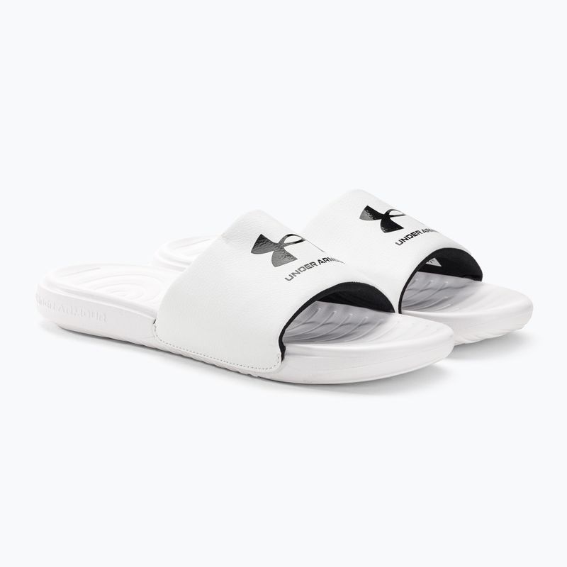 Шльопанці чоловічі Under Armour Ansa Fix SL white/white/black 4