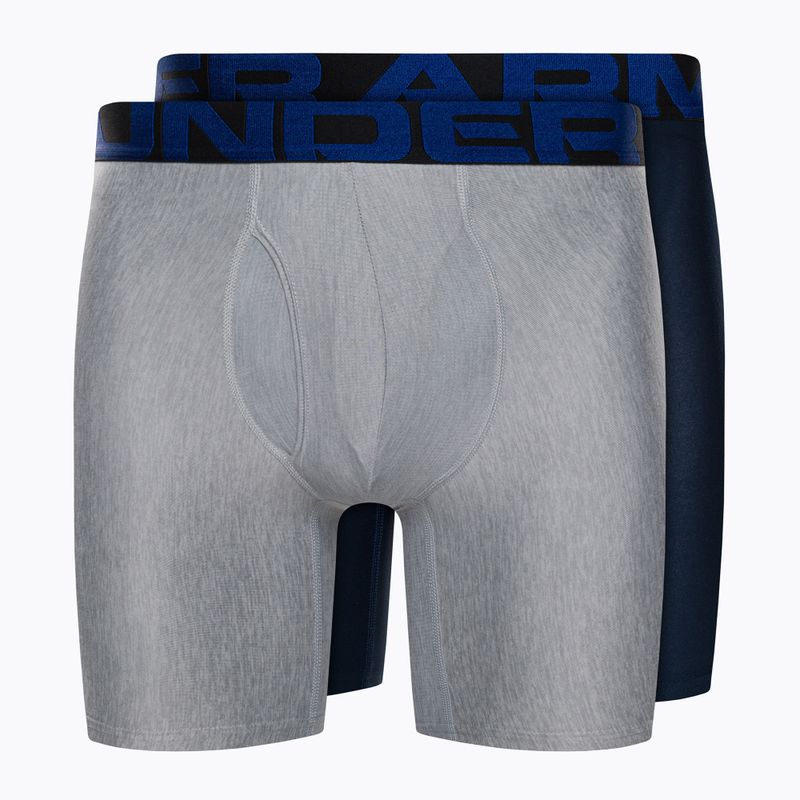 Боксери чоловічі Under Armour Ua Tech 6In 2-Pak сірі 1363619-408