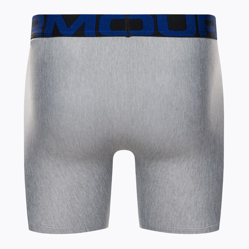 Боксери чоловічі Under Armour Ua Tech 6In 2-Pak сірі 1363619-408 3