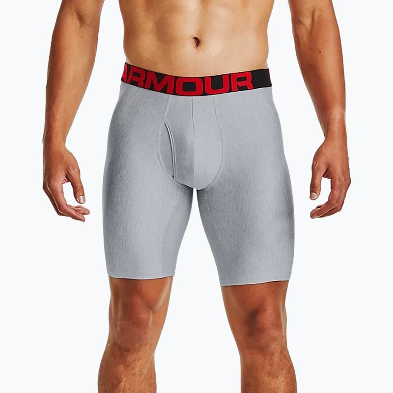 Боксери чоловічі Under Armour Ua Tech 9In 2-Pak сірі 1363622-011 11