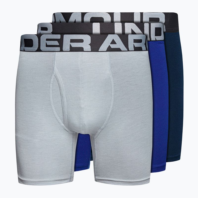 Боксери чоловічі Under Armour Charged Cotton 6 3 шт. блакитні 1363617