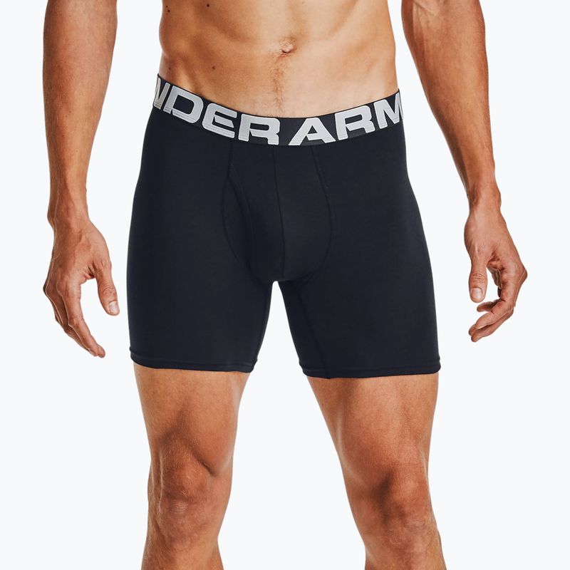 Боксери чоловічі Under Armour Charged Cotton 6 3 шт. Pack чорні 1363617 5