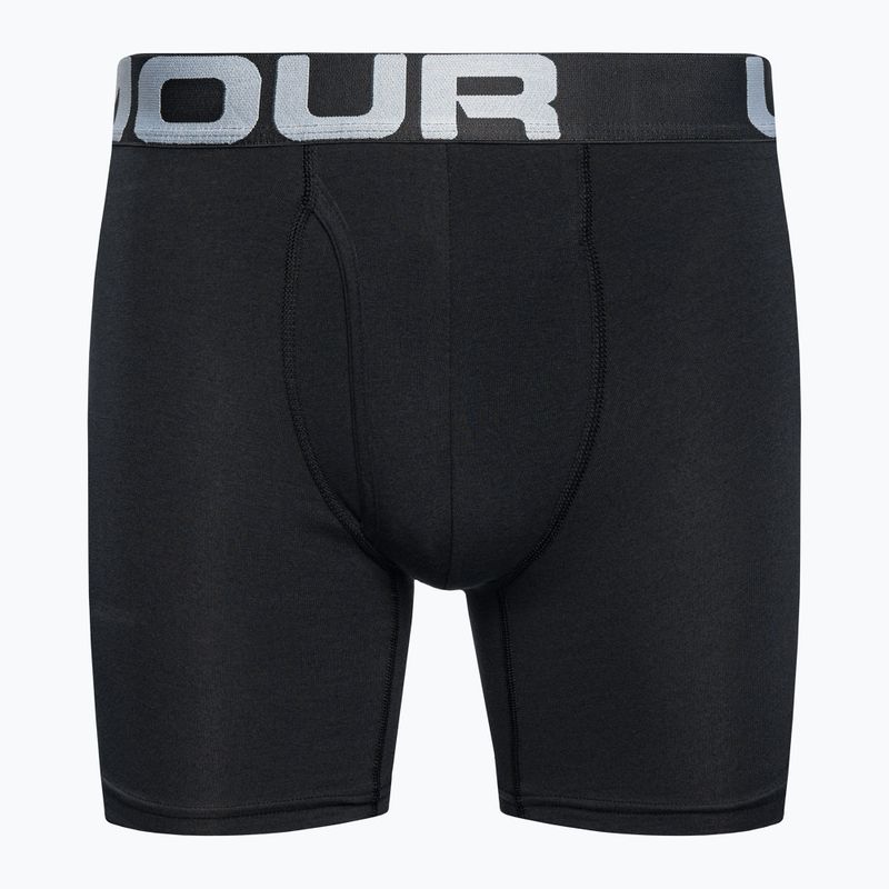 Боксери чоловічі Under Armour Charged Cotton 6 3 шт. Pack чорні 1363617 2