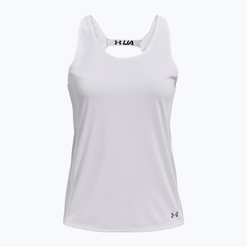 Майка для бігу жіночий Under Armour Fly By біла 1361394-100