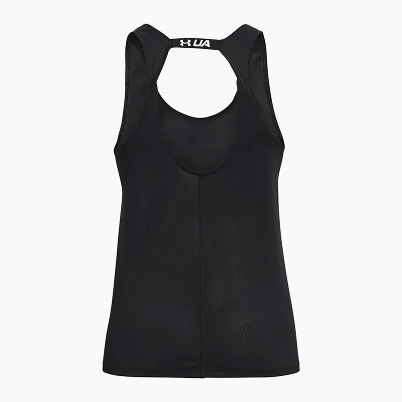 Майка для бігу жіночий Under Armour Fly By чорна 1361394-001 4