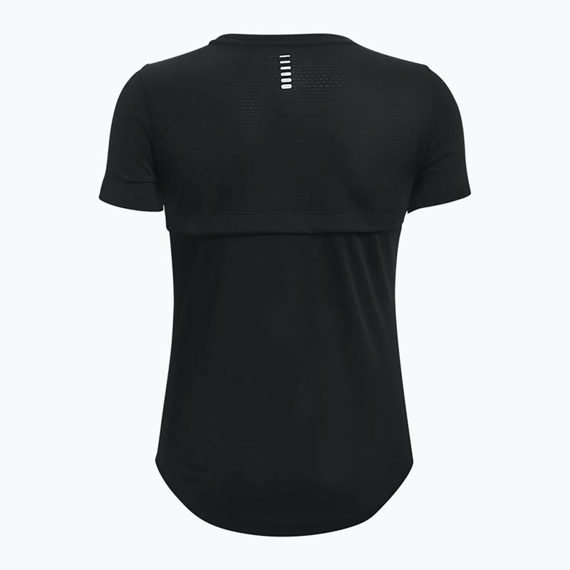 Футболка для бігу жіноча Under Armour Streaker чорна 1361371-001 2