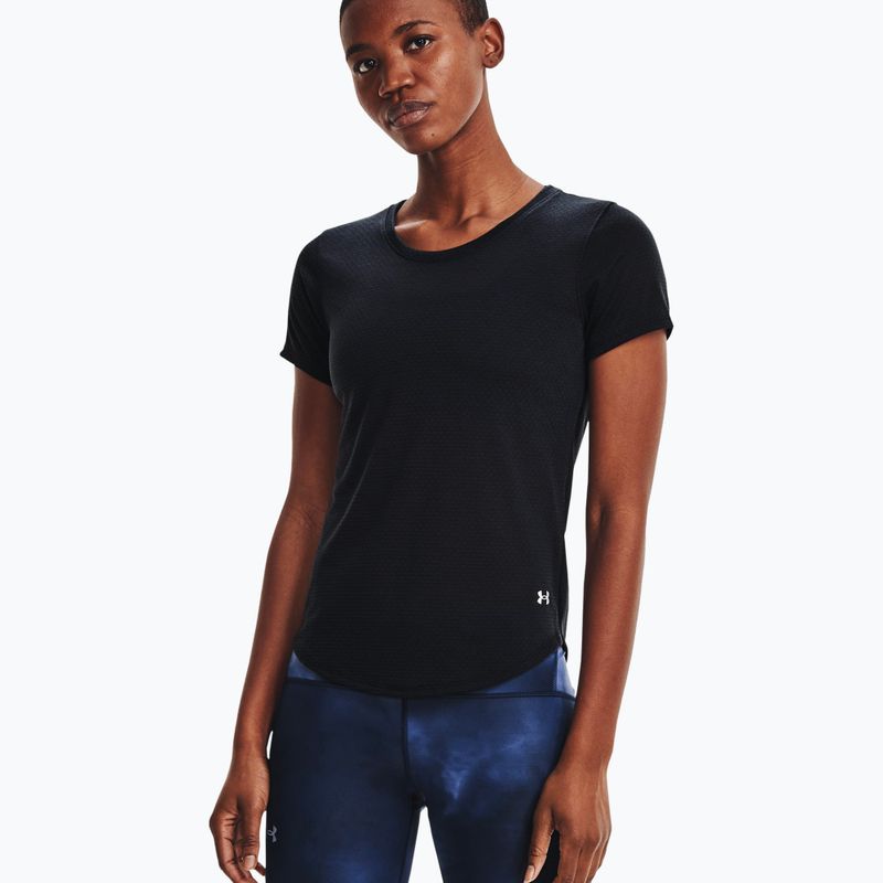 Футболка для бігу жіноча Under Armour Streaker чорна 1361371-001 3