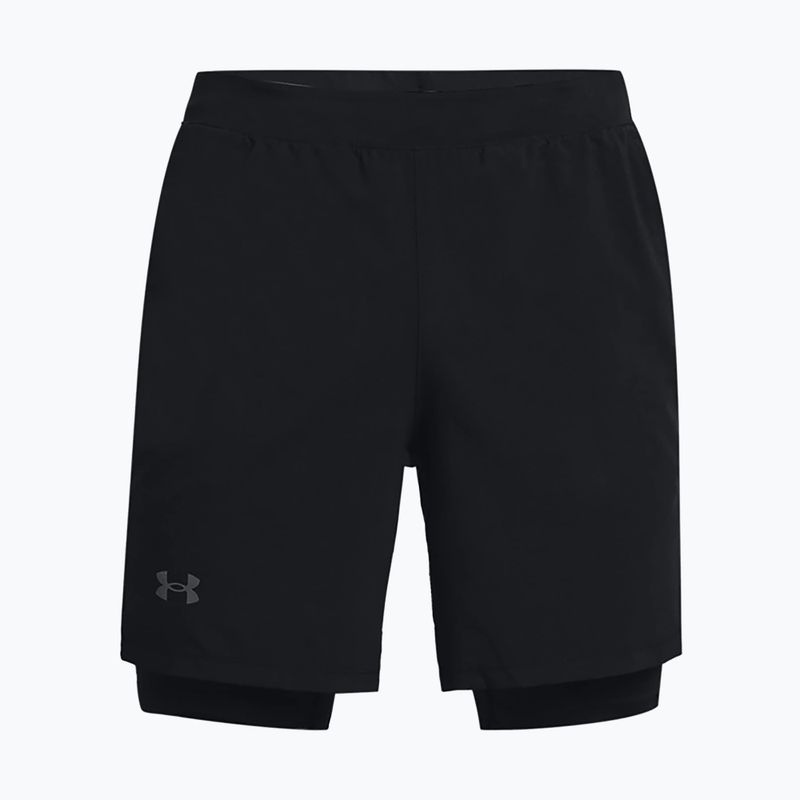Шорти для бігу чоловічі Under Armour Launch Sw 7'' 2N1 чорні 1361497-001