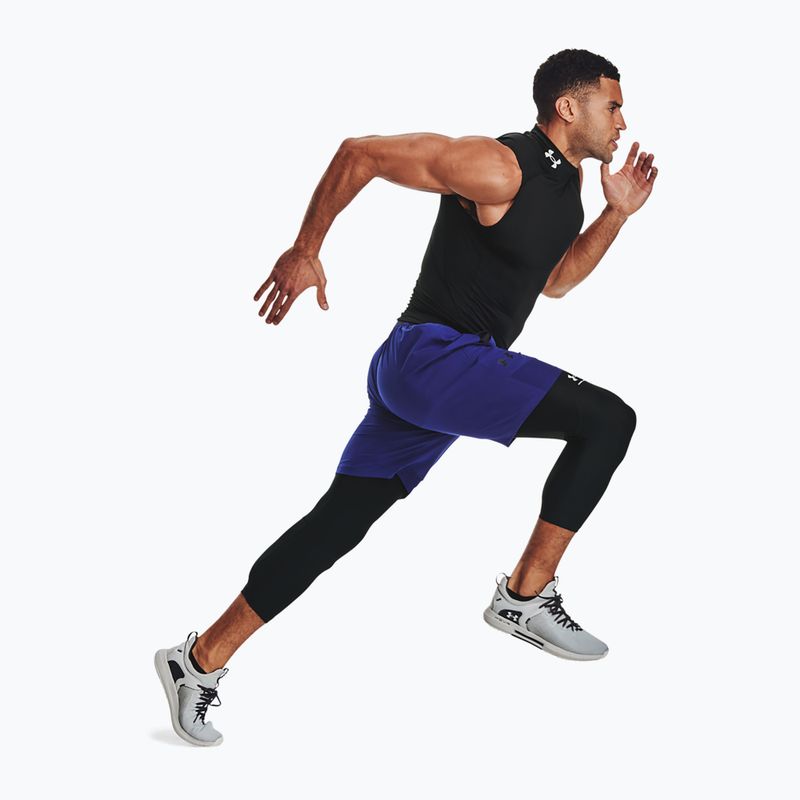 Легінси чоловічі Under Armour HG Armour 3/4 black/white 4