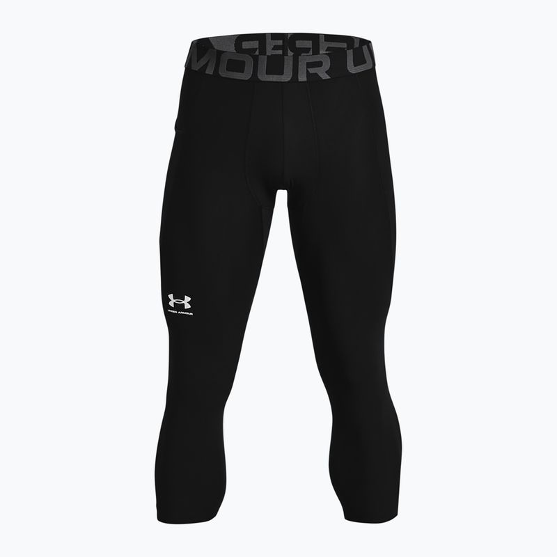 Легінси чоловічі Under Armour HG Armour 3/4 black/white 5