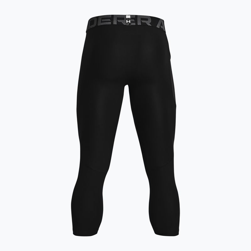 Легінси чоловічі Under Armour HG Armour 3/4 black/white 6