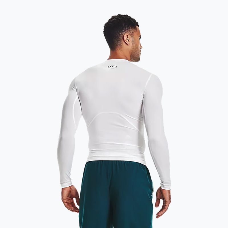 Футболка лонгслів чоловіча Under Armour Ua Hg Armour Comp LS біла 1361524-100 3