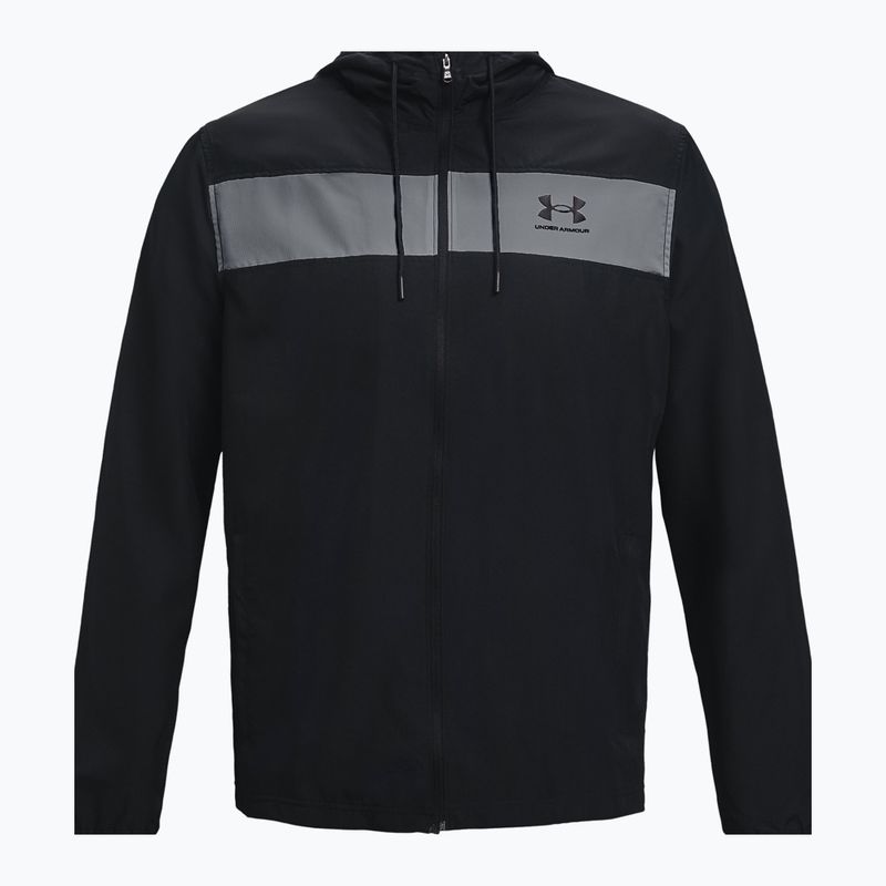 Куртка тренувальна чоловіча Under Armour Sportstyle Windbreaker чорна 1361621 4