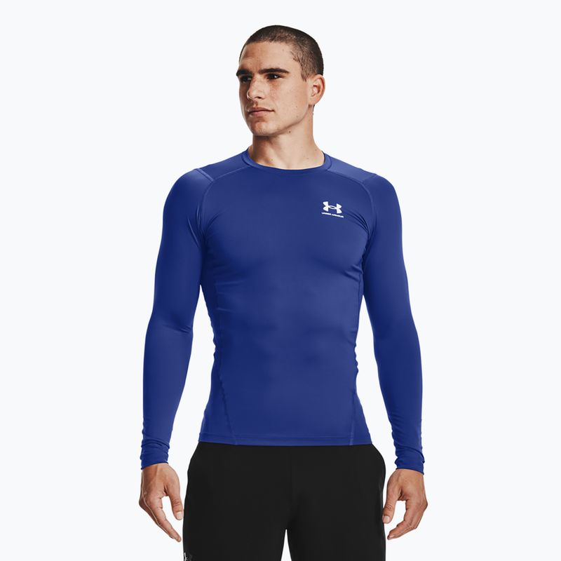 Футболка лонгслів чоловіча Under Armour Ua Hg Armour Comp LS синя 1361524-400