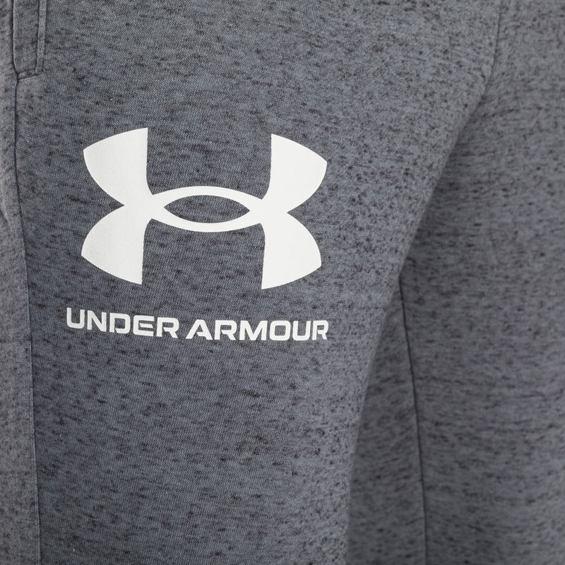 Штани чоловічі Under Armour Ua Rival Terry Jogger pitch gray light heather/onyx white 7