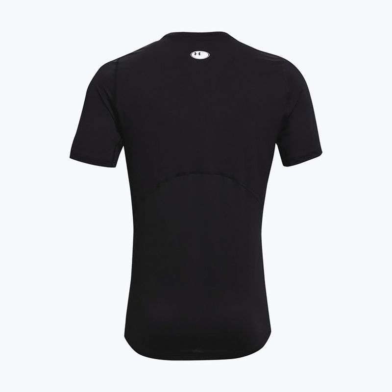 Футболка тренувальна чоловіча Under Armour HeatGear Armour Fitted чорна 1361683 6