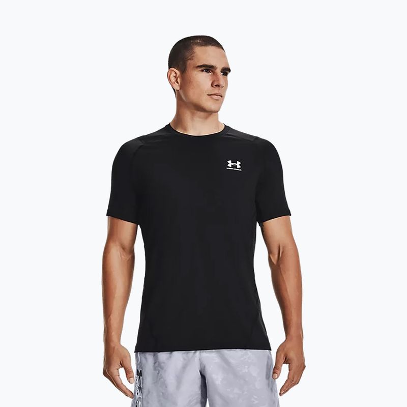 Футболка тренувальна чоловіча Under Armour HeatGear Armour Fitted чорна 1361683