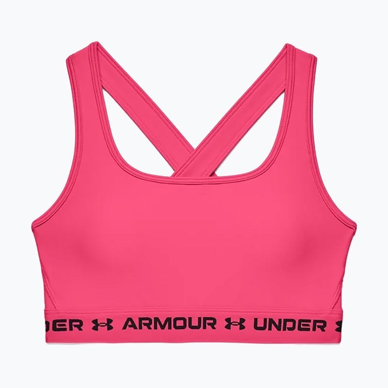 Бюстгальтер спортивний Under Armour Crossback Mid рожевий 1361034 3