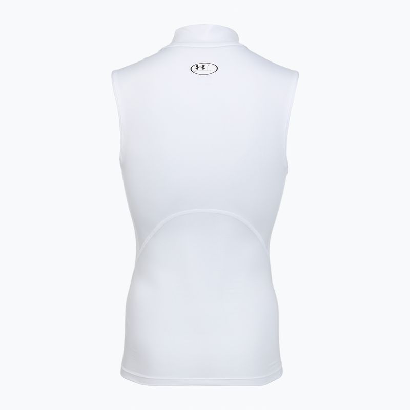 Футболка для тренувань чоловіча Under Armour HG Armour Comp Mock SL castlerock/white 2