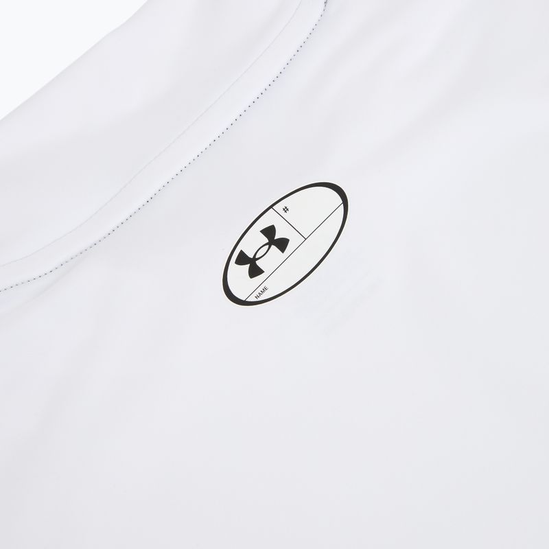 Футболка для тренувань чоловіча Under Armour HG Armour Comp Mock SL castlerock/white 4