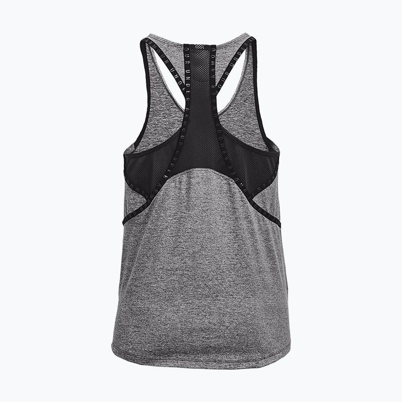 Майка тренувальна жіноча Under Armour UA Knockout Mesh Back Tank графітова 1360831 6