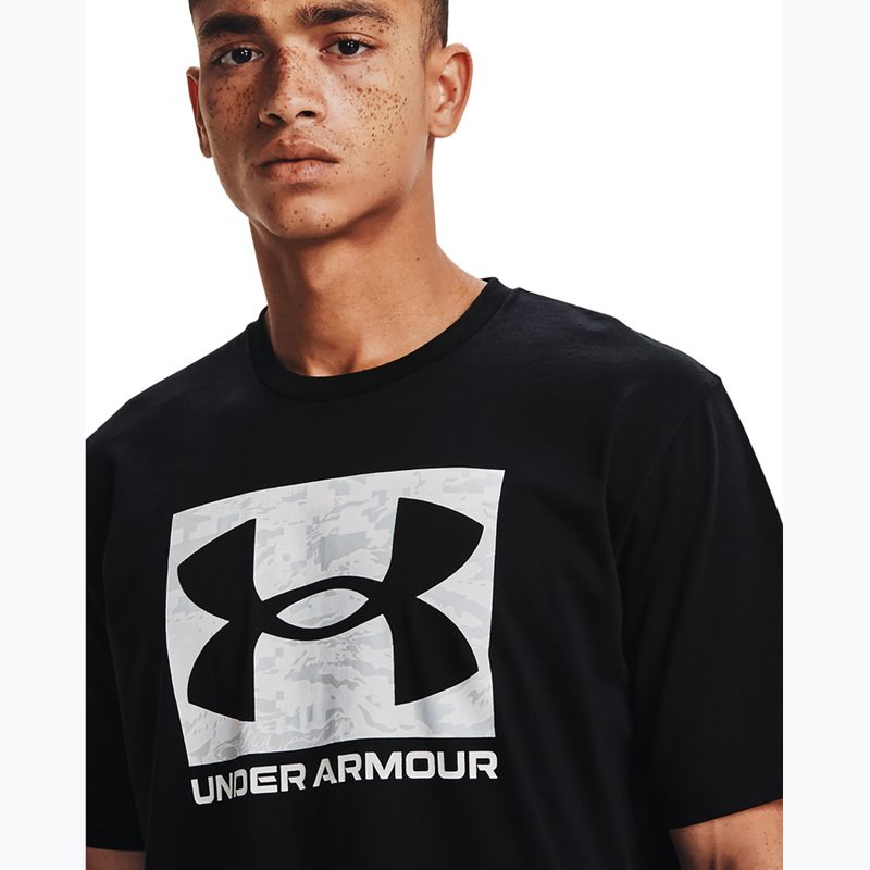 Футболка тренувальна чоловіча Under Armour ABC Camo Boxed Logo black/white 4