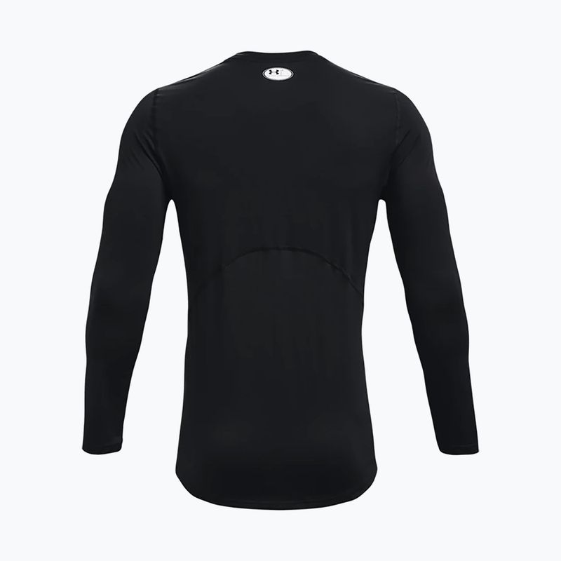 Футболка тренувальна чоловіча Under Armour HeatGear Armour Fitted чорна 1361506 2