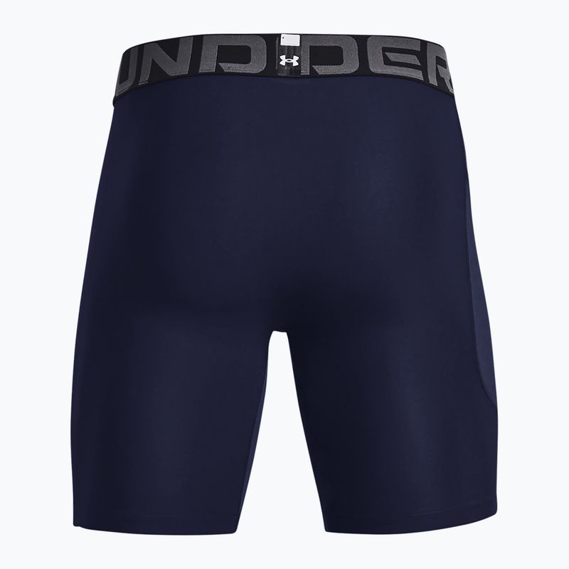 Шорти для тренувань чоловічі Under Armour HG Armour Shorts midnight navy/white 2