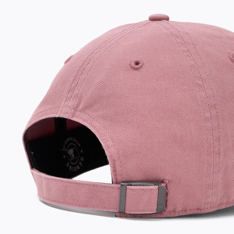 Кепка 47 Brand MLB New York Yankees Base Runner CLEAN UP mauve 4