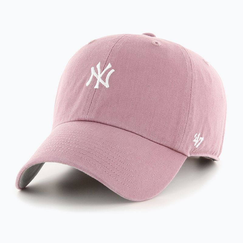 Кепка 47 Brand MLB New York Yankees Base Runner CLEAN UP mauve