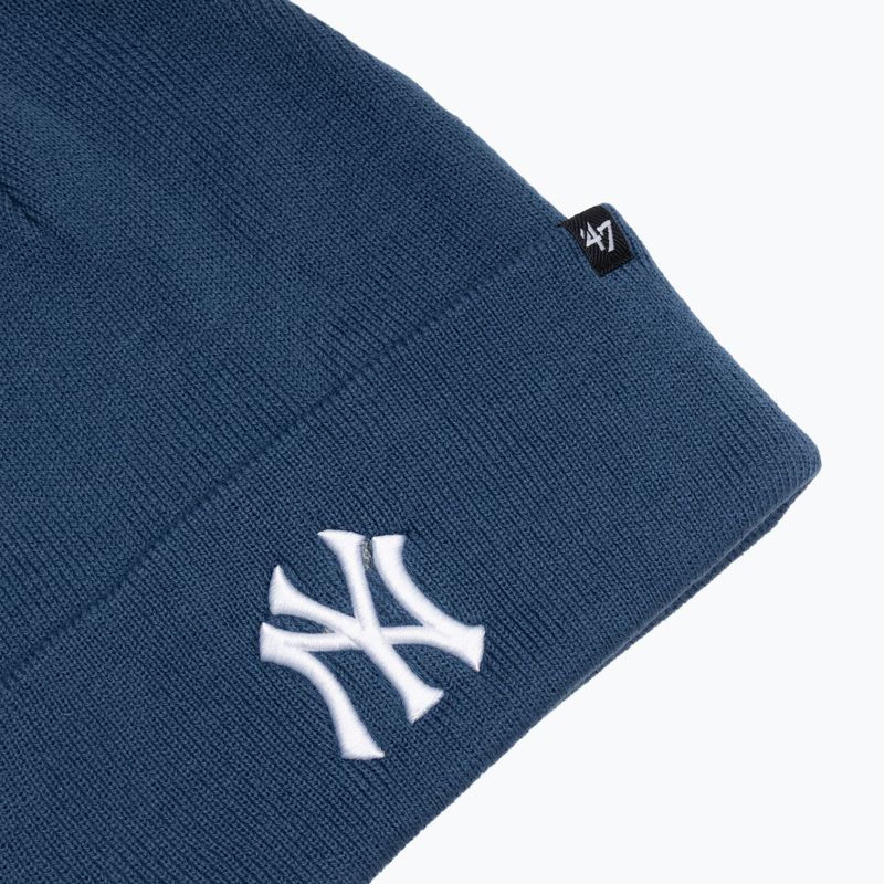 Шапка зимова 47 Brand MLB New York Yankees Haymaker timber blue 3