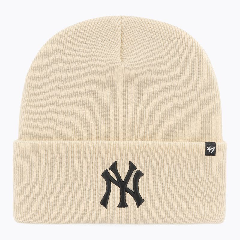 Шапка зимова 47 Brand MLB New York Yankees Haymaker natural