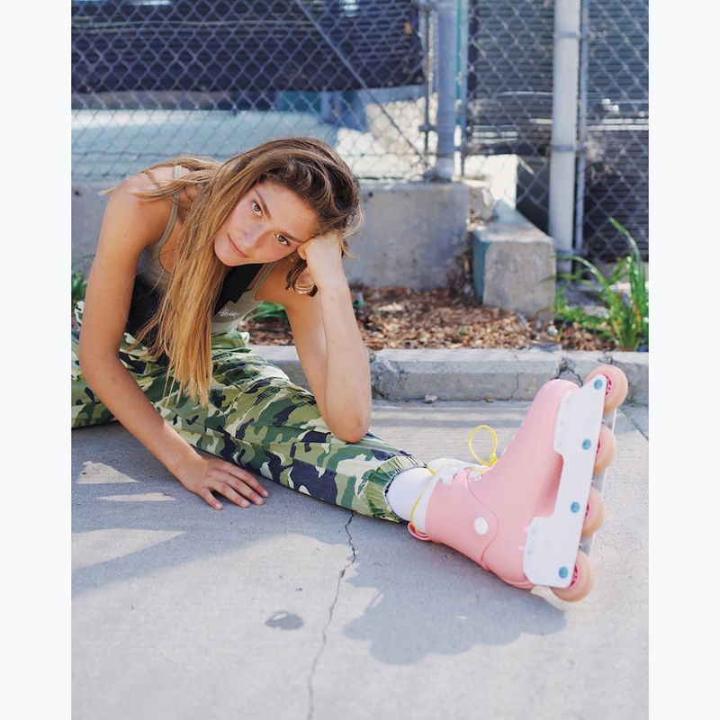 Роликові ковзани жіночі IMPALA Lightspeed Inline Skate pink yellow 8