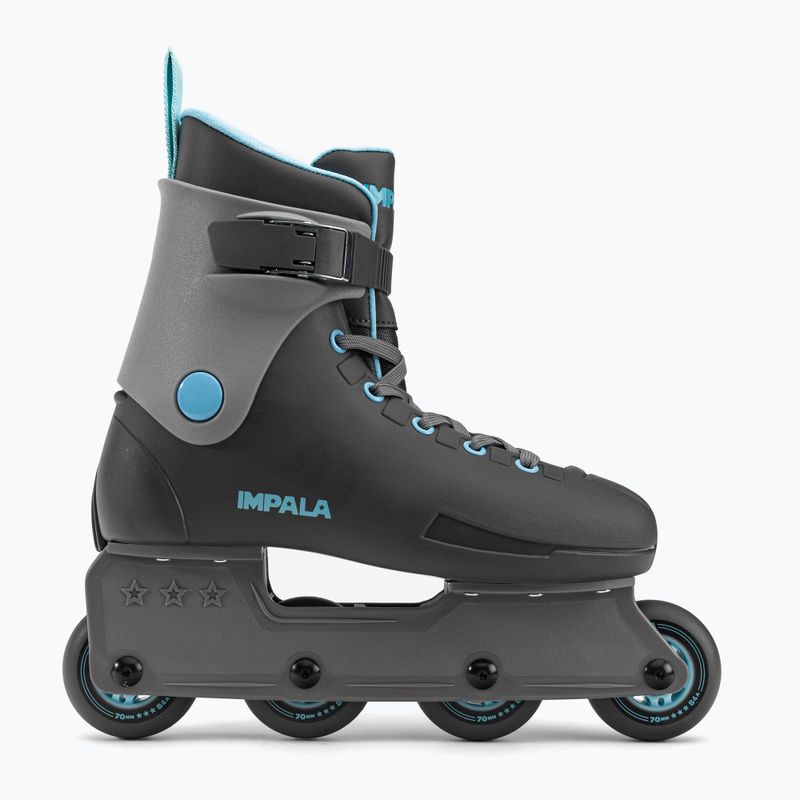 Роликові ковзани жіночі IMPALA Lightspeed Inline Skate блакитно-сірі IMPINLINE1 2