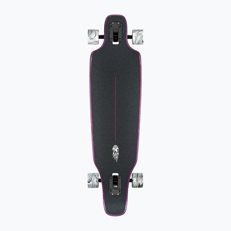 Скейтборд longboard Globe Outlier purple flames 2