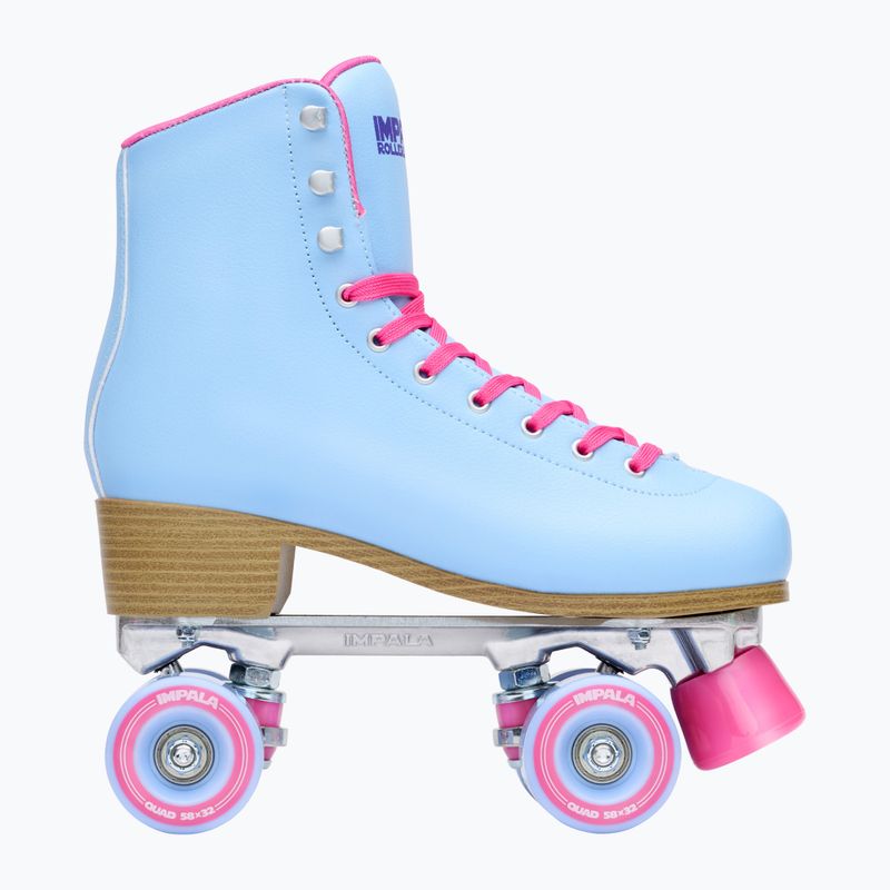 Ролики жіночі IMPALA Quad Skate blue raspberry 2