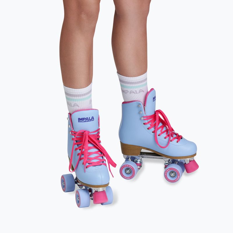 Ролики жіночі IMPALA Quad Skate blue raspberry 7