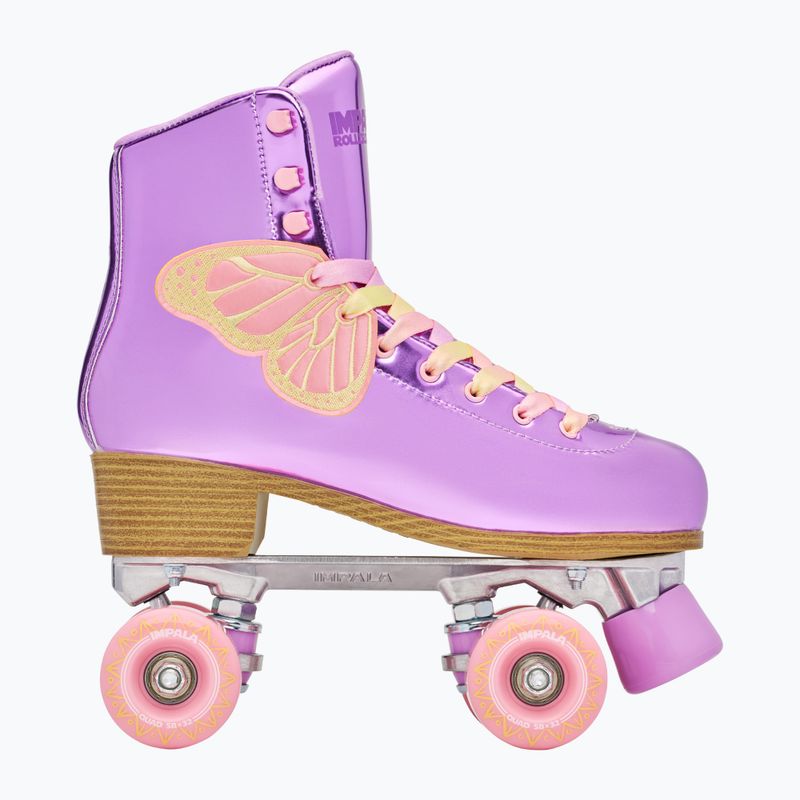 Ролики жіночі IMPALA Quad Skate lavender flutter 2