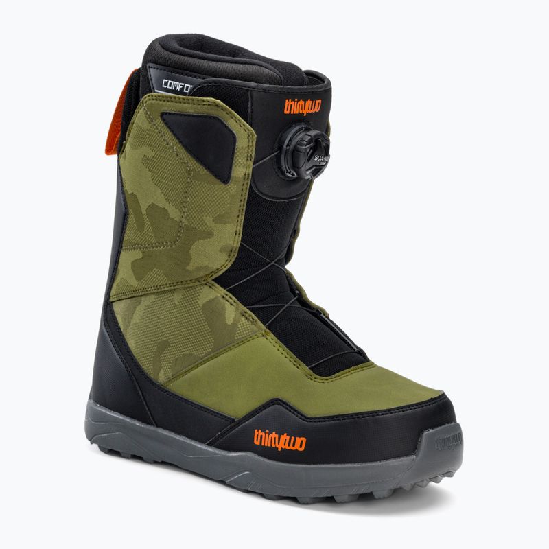 Черевики для сноуборду чоловічі ThirtyTwo Shifty Boa '22 зелені 8105000488