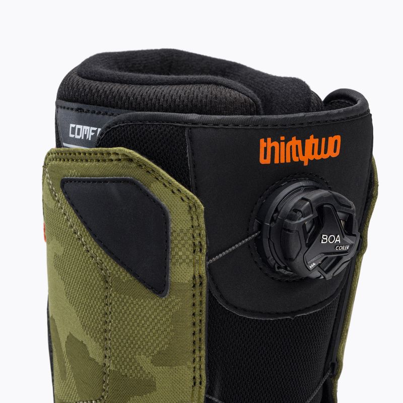 Черевики для сноуборду чоловічі ThirtyTwo Shifty Boa '22 зелені 8105000488 6