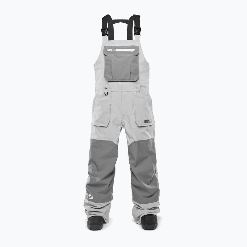 Штани сноубордичні чоловічі ThirtyTwo Basement Bib charcoal