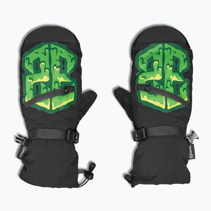 Рукавиці сноубордичні дитячі ThirtyTwo Youth Corp Mitt black/green