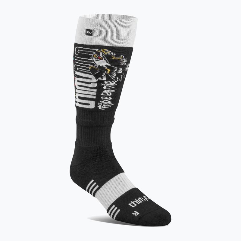 Шкарпетки сноубордичні чоловічі ThirtyTwo TM Coolmax black/white