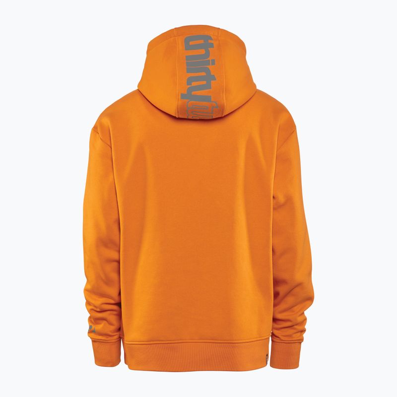 Кофта чоловіча ThirtyTwo Double Tech Hoodie grey/orange 2