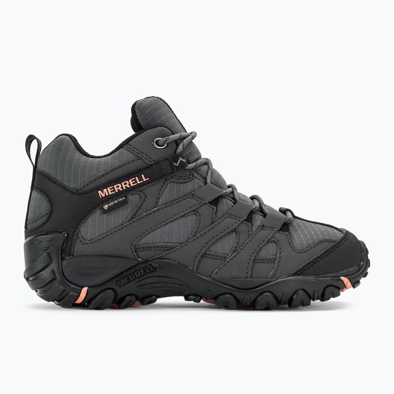 Жіночі туристичні черевики Merrell Claypool Sport Mid GTX сірі/персикові 2