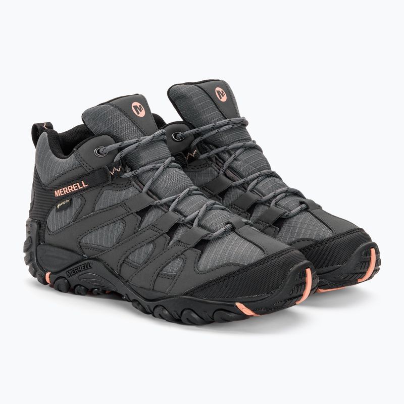 Жіночі туристичні черевики Merrell Claypool Sport Mid GTX сірі/персикові 4