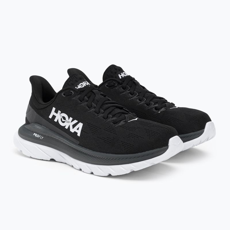 Кросівки для бігу жіночі HOKA Mach 4 чорні 1113529-BDSD 4