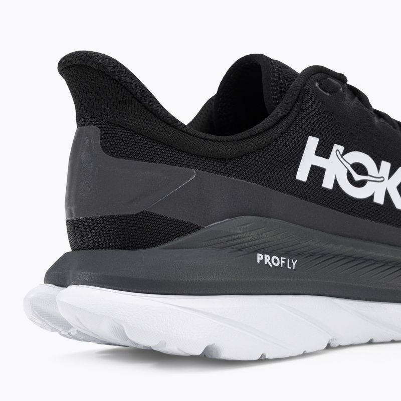 Кросівки для бігу жіночі HOKA Mach 4 чорні 1113529-BDSD 8