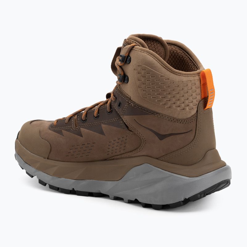 Кросівки трекінгові чоловічі HOKA Kaha GTX otter/persimmon/orange 3